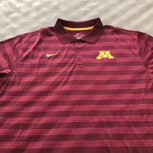 Nike Dri-Fit Minnesota Golden Gophers Unisex Golf Polo Men’s 2XL